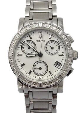 BULOVA Women’s Diamond Chronograph Watch